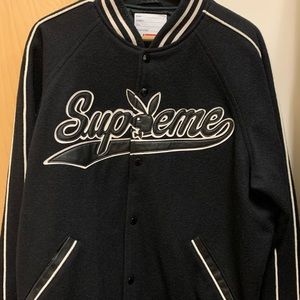 Supreme & Playboy Varsity Jacket